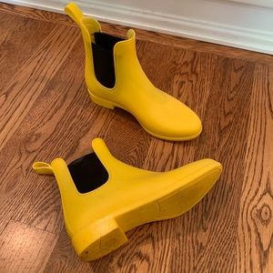 JCrew Chelsea rain boots